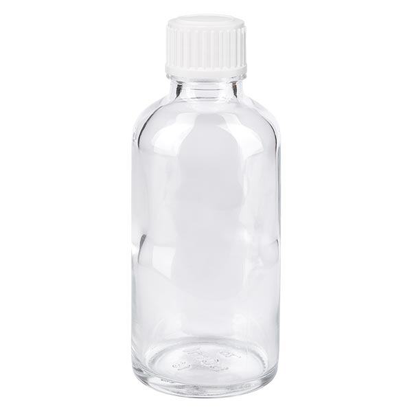 Flacone da 50 ml trasparente (Glo.) GR STD bianco/3mm ApoGlas Flacone da 50 ml trasparente (Glo.) GR STD bianco/3mm ApoGlas