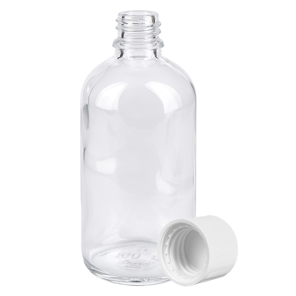 Bottiglia da 100ml 11mm SV w. STD KiSi ClearL. UT18/100