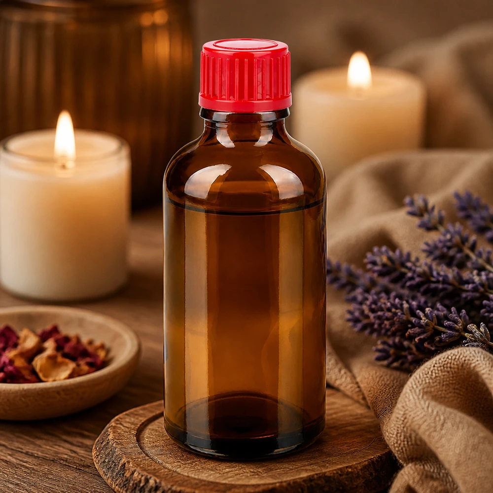 Bottiglia da 50ml 11mm SV rosso STD BrownLine UT18/50 Flacone BrownLine da 50 ml, protetto dalla luce, con design ergonomico per una facile manipolazione