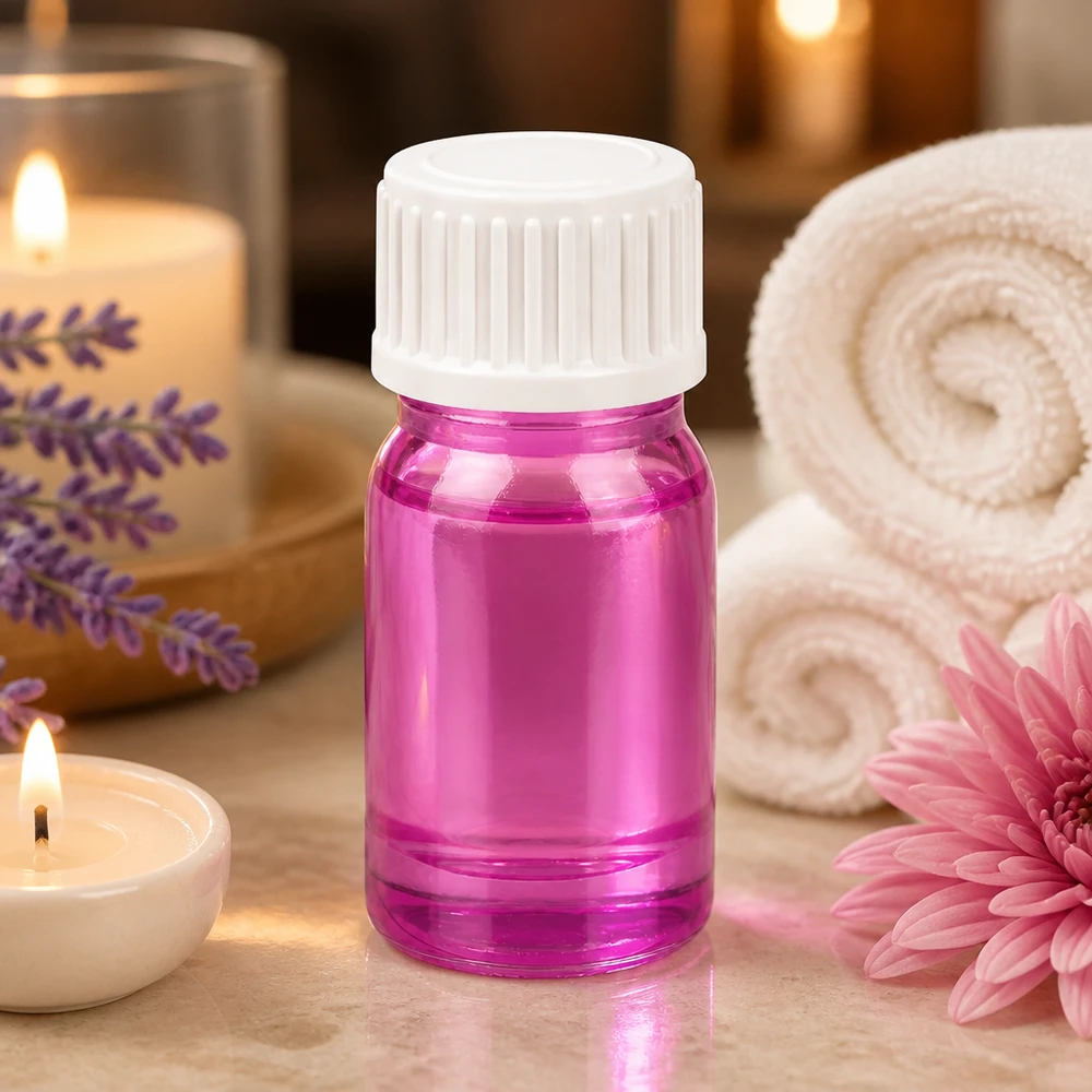 Flacone contagocce STD da 5 ml PurpleLine viola trasparente con rilascio a goccia controllato