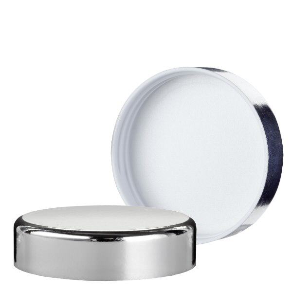 Tappo a vite argentato in duroplast, filettatura 52mm ApoGlas