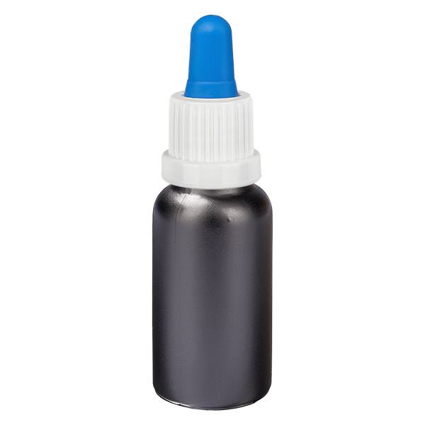 Flacone per pipette da 20 ml bianco/blu OV BlackLine UT18/20