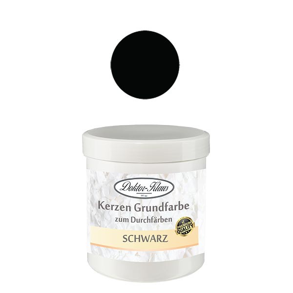 Colore di base per candele Doktor-Klaus nero, 7g, in latta Colore di base per candele Doktor-Klaus nero, 7g, in latta