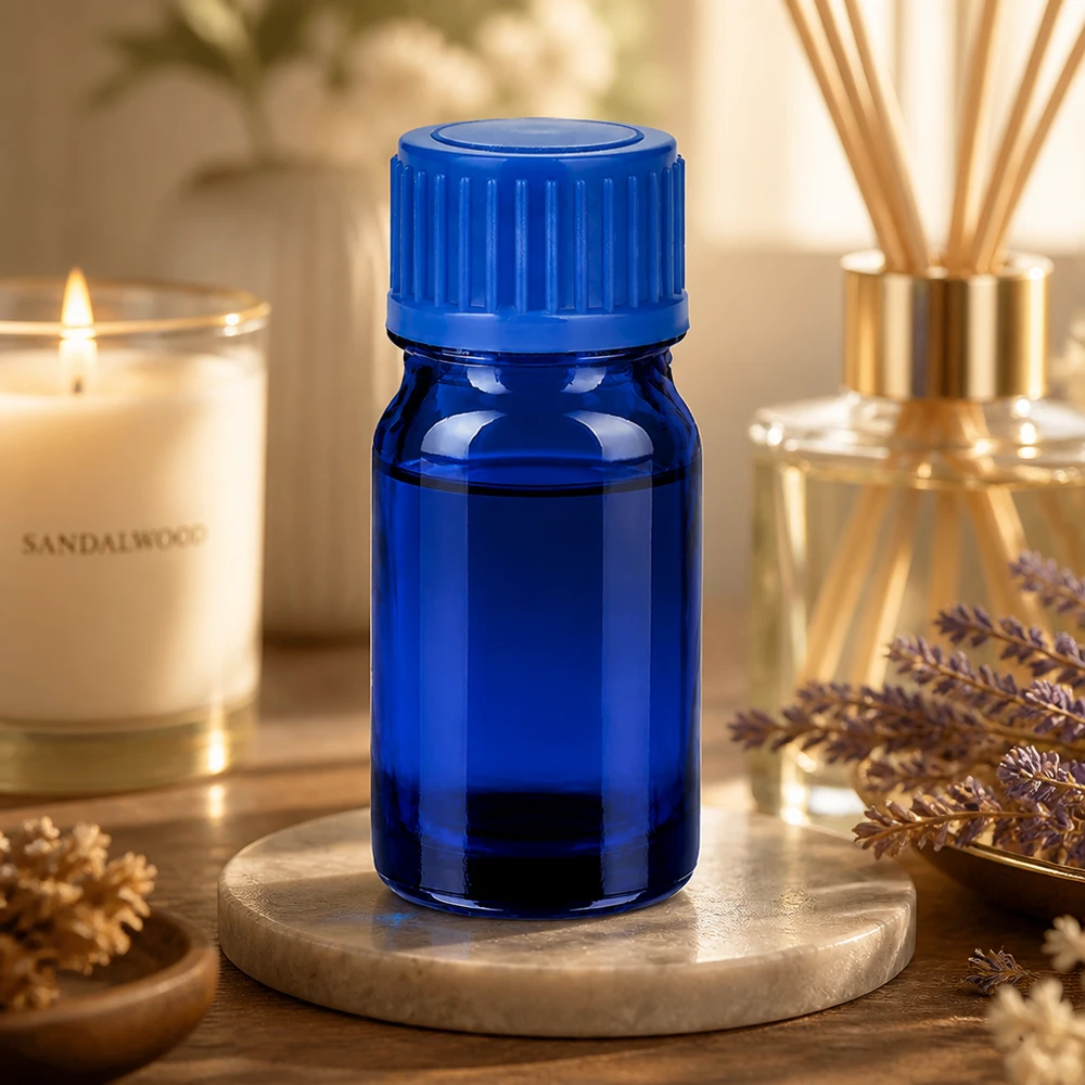 Bottiglia da 5ml 11mm SV blu STD BlueLine UT18/5 Flacone Premium da 5 ml con tappo scanalato per facilitare l'applicazione.