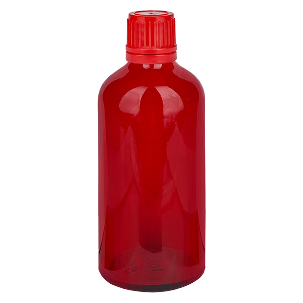 Bottiglia da 100ml 11mm SV rosso OV RedLine UT18/100