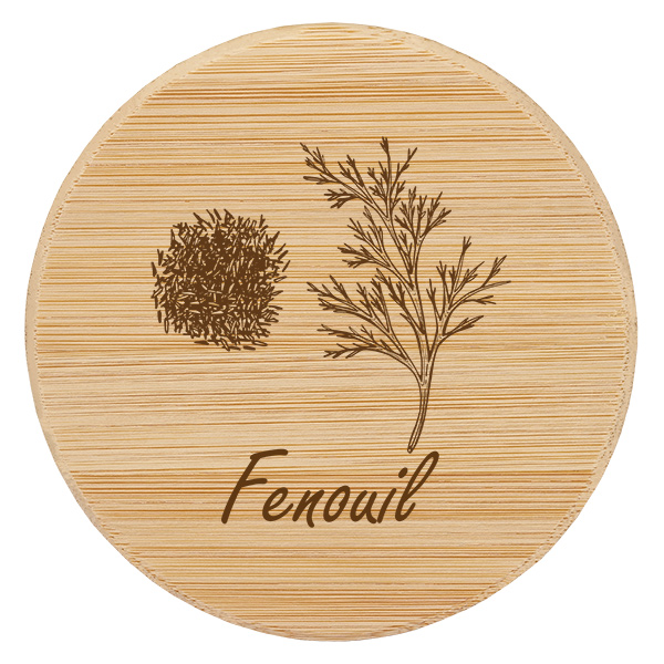 Coppia in legno "Fenouil" per WECK RR60 Coppia in legno "Fenouil" per WECK RR60