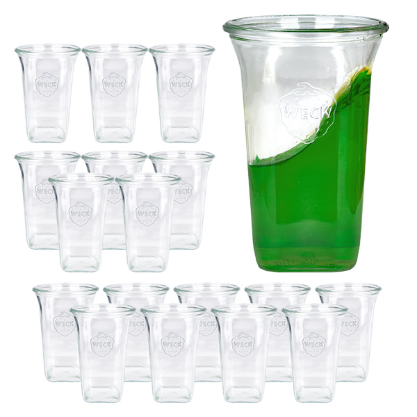 Set di 18 Weck Quentin 795 ml