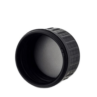 Tappo a vite nero per bottiglie di olio viola Tappo a vite nero per bottiglie di olio viola