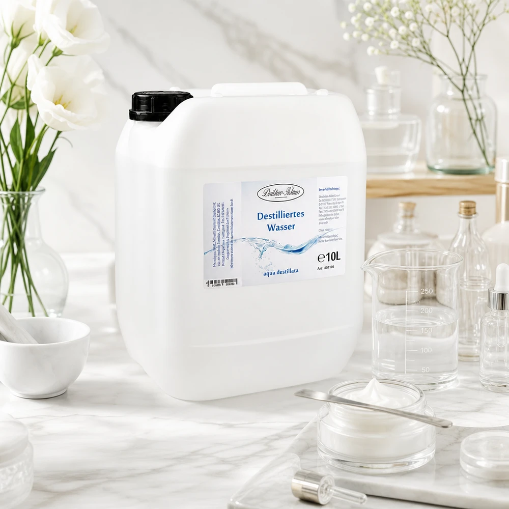 Acqua distillata 10L Doktor-Klaus Doktor-Klaus destilliertes Wasser 10 Liter Vorratskanister für Apotheken und Praxisbedarf