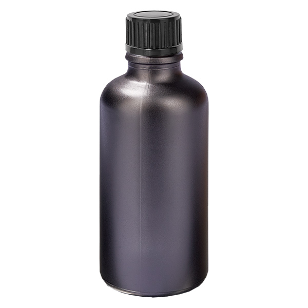 Flacone da 50ml 11mm SV nero STD BlackLine UT18/50