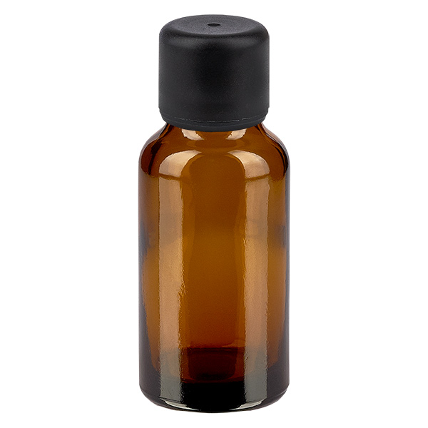 Bottiglia da 20ml 6mm SV nero STD BrownLine UT18/20