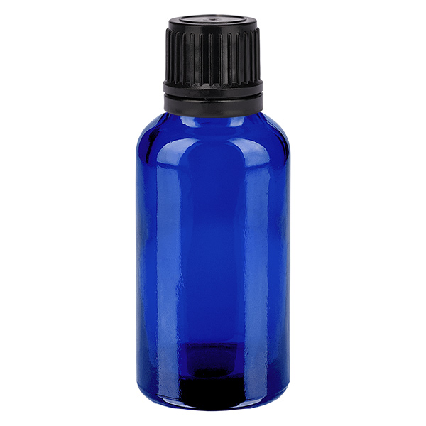 Bottiglia da 30ml 11mm SV nero OV BlueLine UT18/30