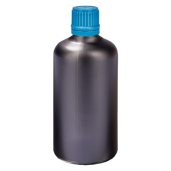 Bottiglia da 100ml 11mm SV blu OV BlackLine UT18/100 Bottiglia da 100ml 11mm SV blu OV BlackLine UT18/100