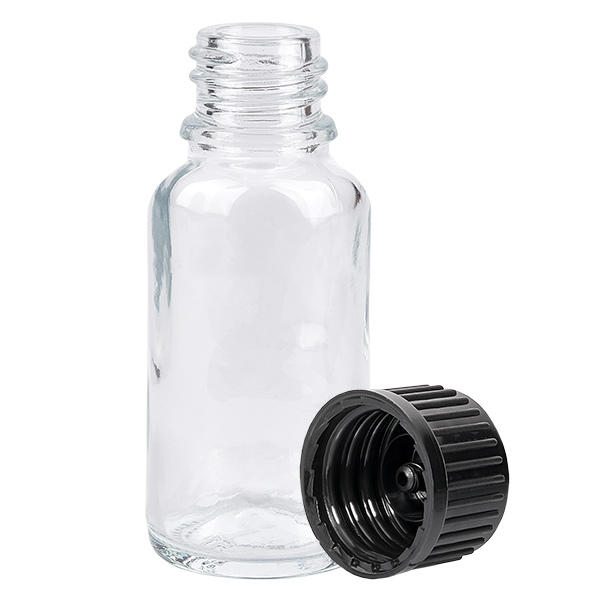 Flacone da 20ml 11mm SV nero STD ClearLine UT18/20