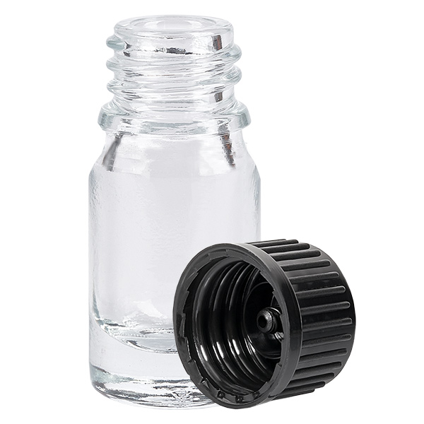 Bottiglia da 5ml 11mm SV nero STD ClearLine UT18/5