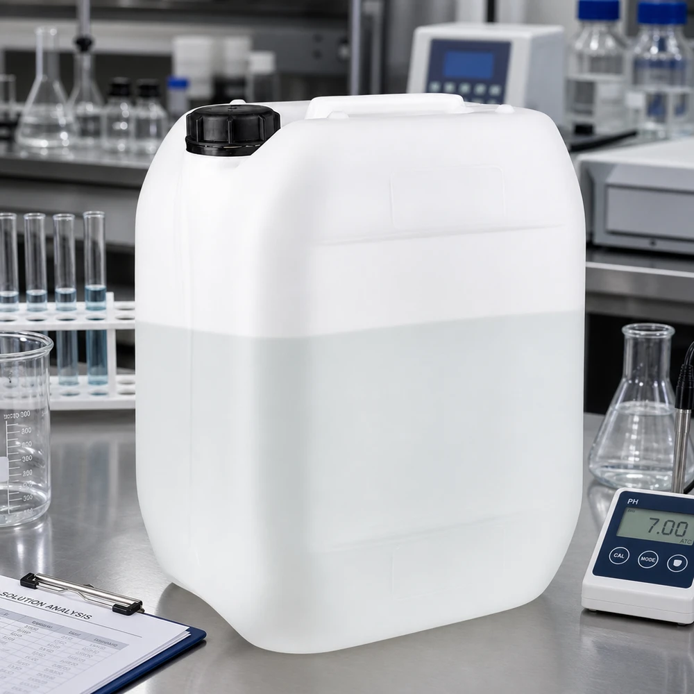 Tanica in plastica per uso alimentare da 10 L con coperchio a vite a tenuta stagna per una conservazione sicura