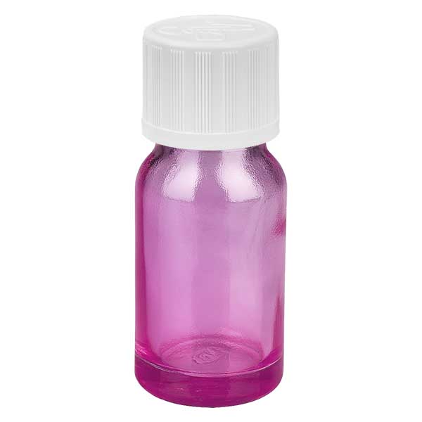 Flacone contagocce da 10 ml 1,2 mm bianco standard a prova di bambino PurpleLine.UT18/10