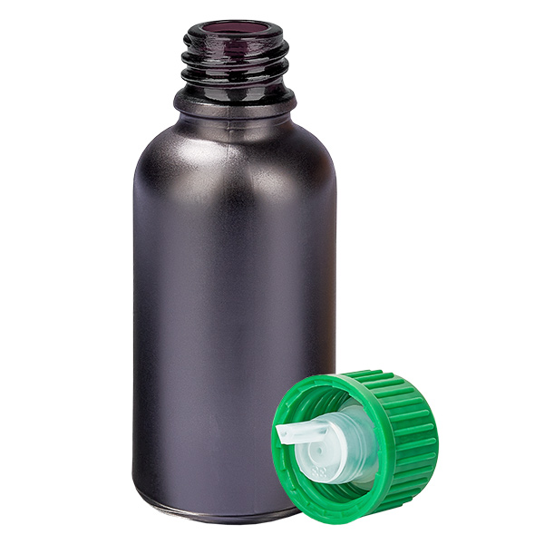 Flacone contagocce da 30 ml 0,8 mm verde STD BlackLine UT18/30