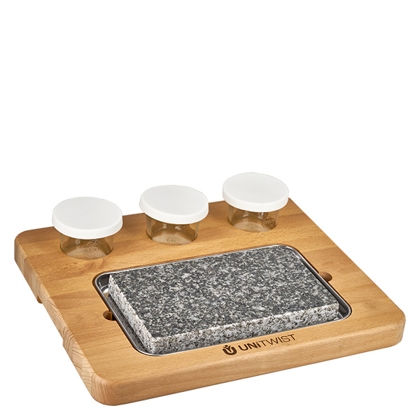 Hot Stone Grill Set di pietre L - per interni ed esterni Hot Stone Grill Set di pietre L - per interni ed esterni