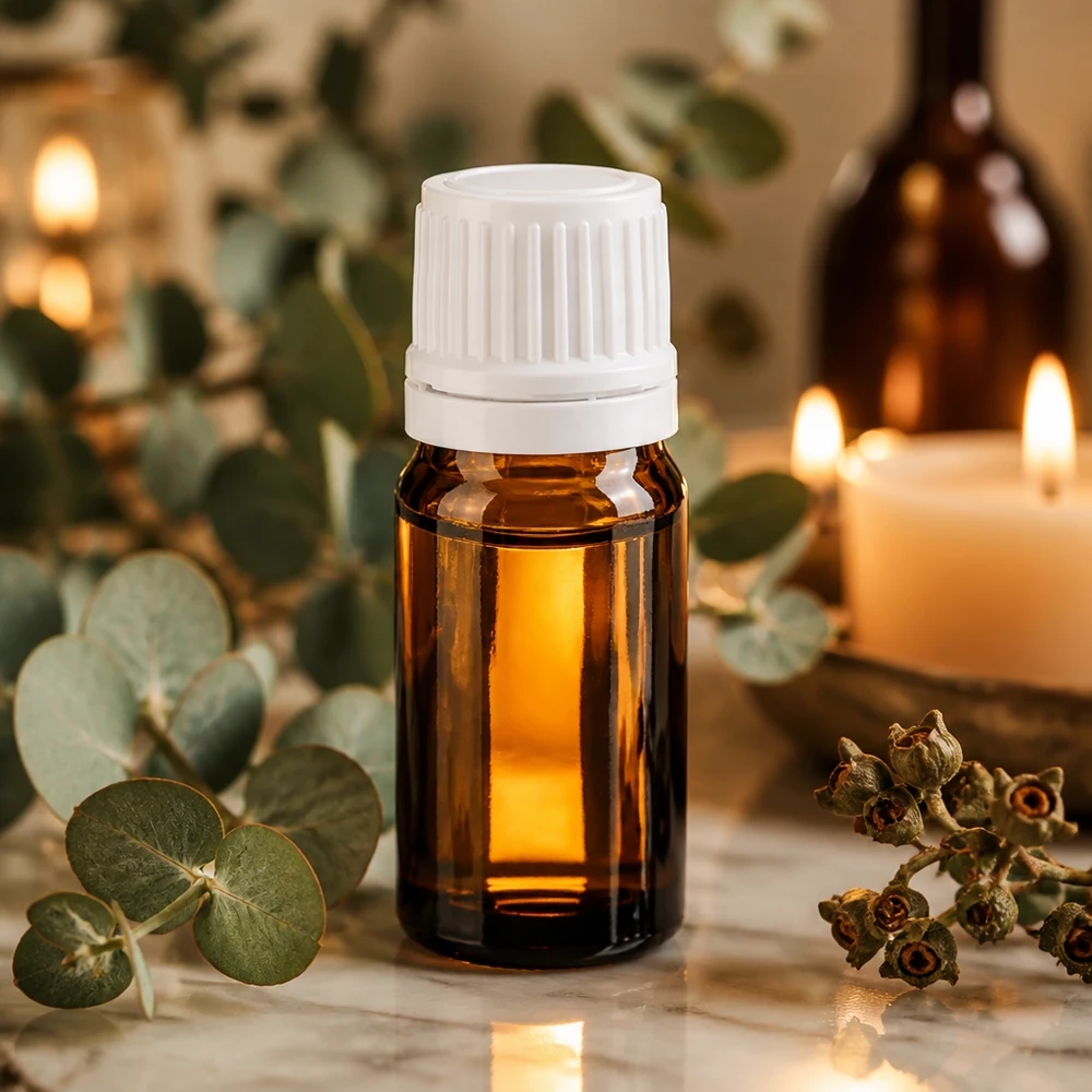 Bottiglia da farmacia marrone da 5ml. SV OV bianco/11mm ApoGlas Piccolo flacone in vetro ambrato da 5 ml con tappo OV bianco per oli essenziali e aromaterapia