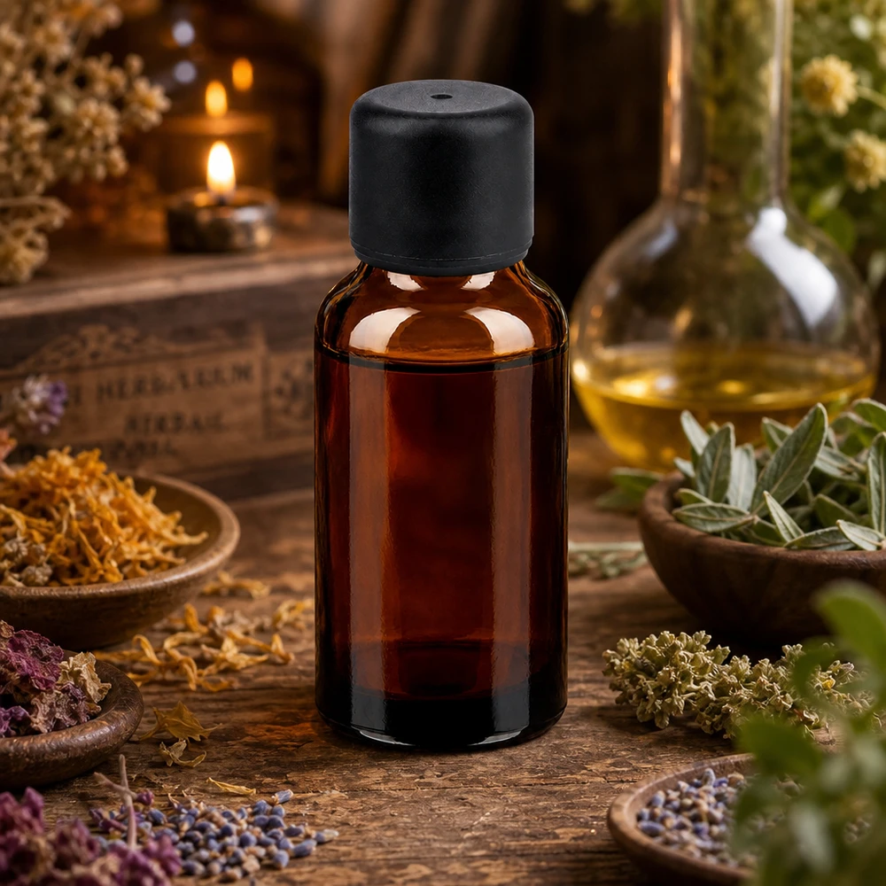 Bottiglia da 20ml 6mm SV nero STD BrownLine UT18/20 Flacone terapeutico in vetro ambrato da 20 ml con tappo nero a chiusura ermetica per applicazioni wellness