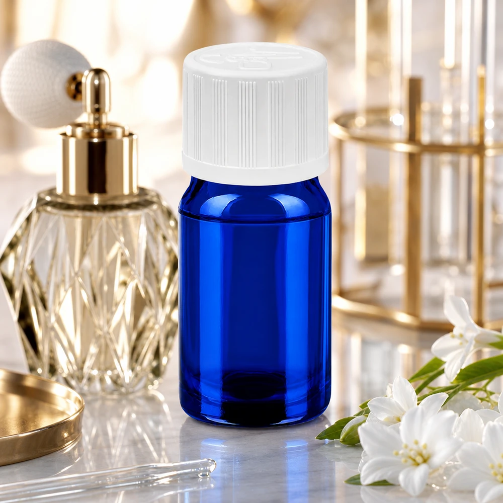 Flacone da 5ml 11mm SV w. STD KiSi BlueLine UT18/5 Versatile flacone in vetro da 5 ml con filettatura standard per prodotti medici e cosmetici