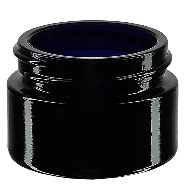 Vasetto cosmetico "Ceres" in vetro viola Miron® da 30 ml