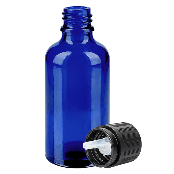 Flacone contagocce da 50 ml 1mm s. OV KiSi Bli BluL. UT18/50