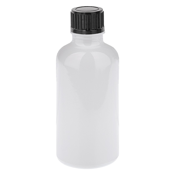 Flacone da 50 ml Tappo a vite da 11 mm nero Standard WhiteLine UT18/50 Flacone da 50 ml Tappo a vite da 11 mm nero Standard WhiteLine UT18/50