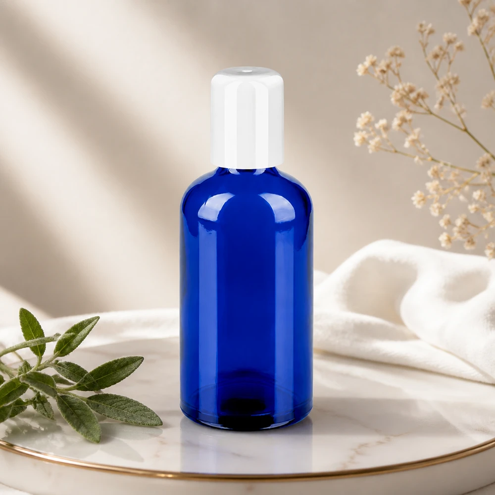 Flacone roll-on da 100 ml bianco STD BlueLine UT18/100 Flacone roll-on da 100 ml bianco STD BlueLine UT18/100