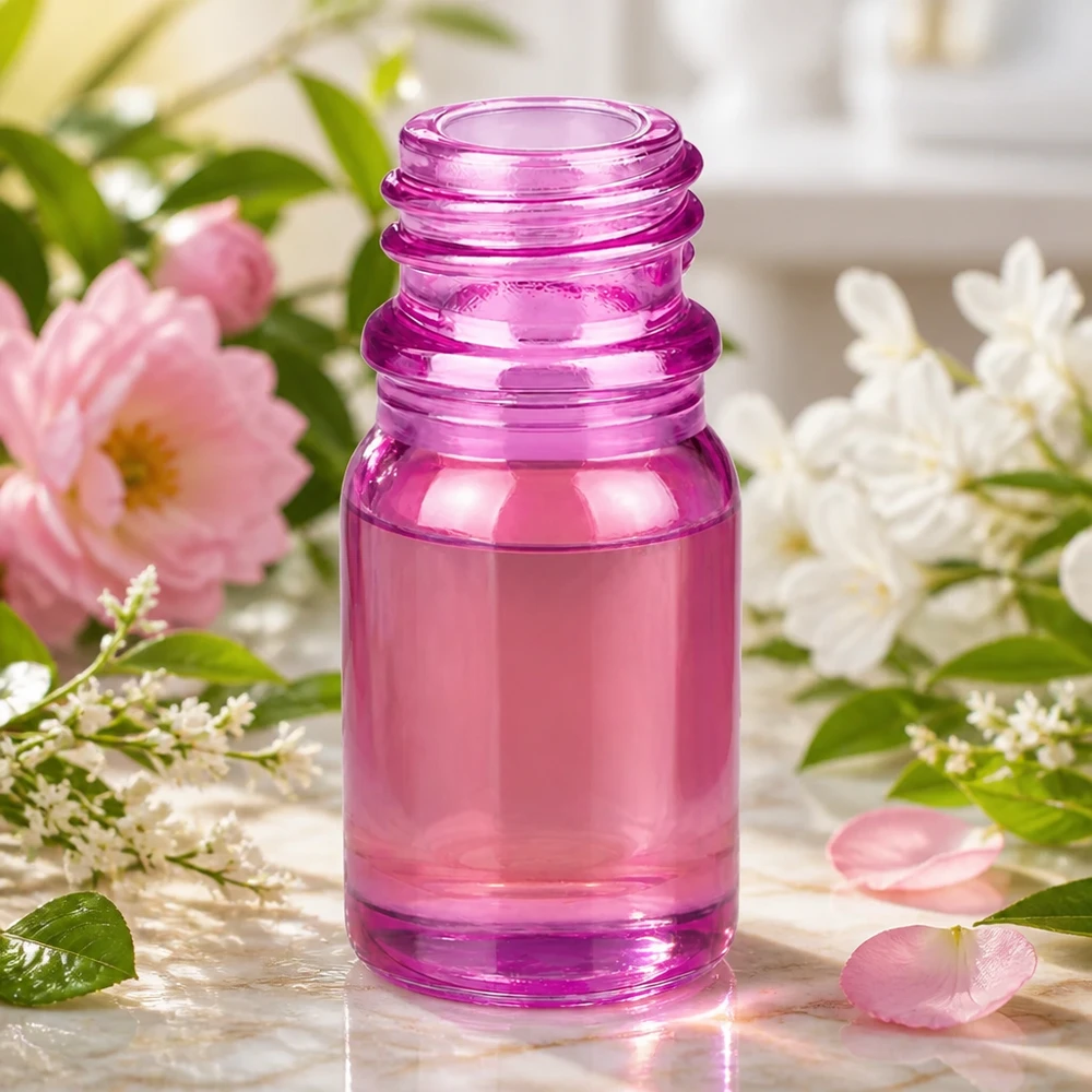 Flacone da 5ml PurpleLine UT18/5 UNiTWIST Elegante flacone da farmacia PurpleLine UT18/5 da 5 ml in look viola traslucido per cosmetici naturali