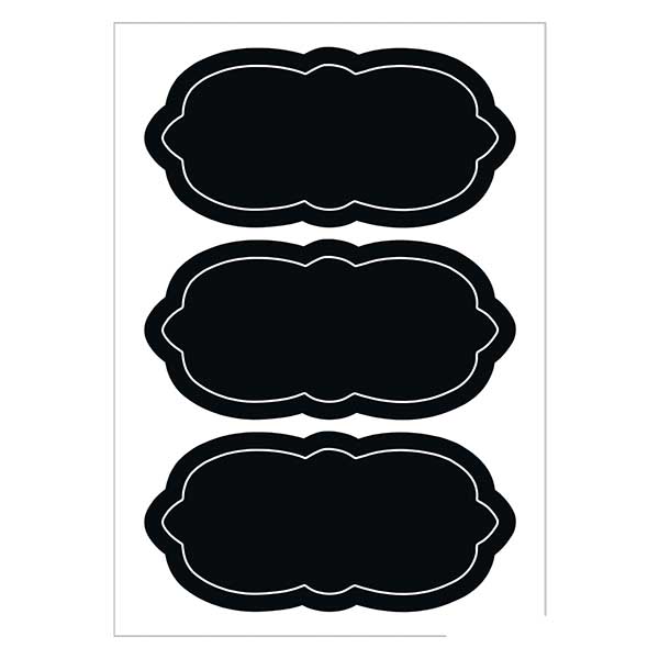 Etichette per lavagne "Cloud" (6 adesivi)