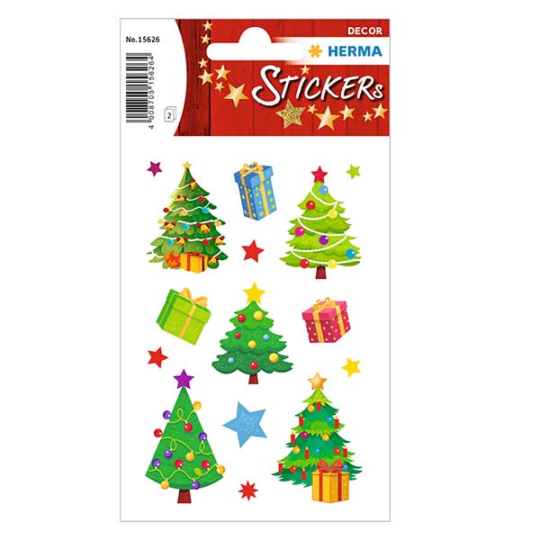 Adesivi "Albero di Natale" (30 adesivi con glitter) Adesivi "Albero di Natale" (30 adesivi con glitter)