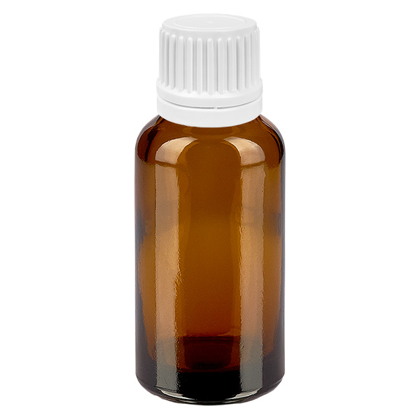 Flacone contagocce da 30 ml 0,7 mm bianco OV BrownLine UT18/30