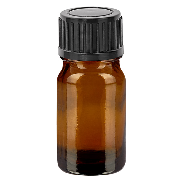 Bottiglia da 5ml 11mm SV nero STD BrownLine UT18/5