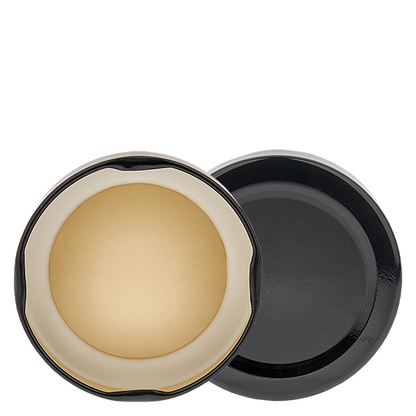 Coperchio BasicSeal da 66 mm nero (TO66deep) UNiTWIST