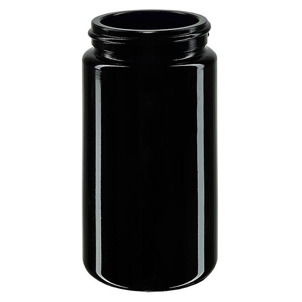 Vaso a bocca larga "Saturn" 45/400 in vetro viola Miron® da 100 ml