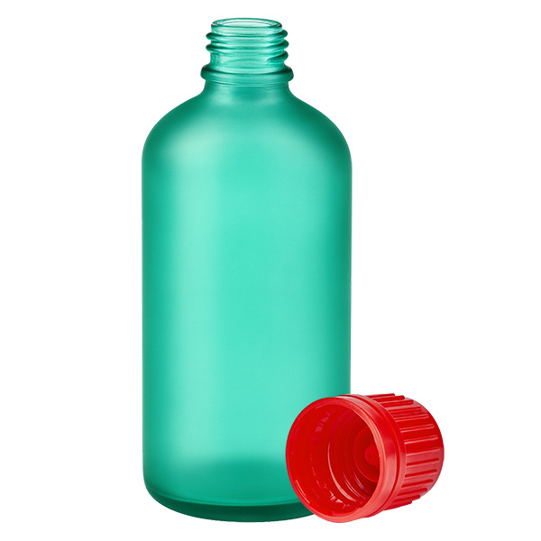 Flacone da 100 ml 11mm SV rosso OV GreenLine UT18/100