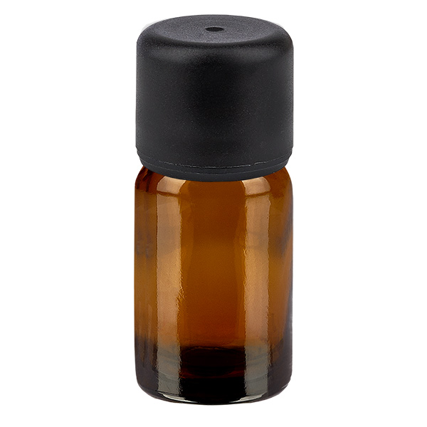 Bottiglia da 5ml 6mm SV nero STD BrownLine UT18/5