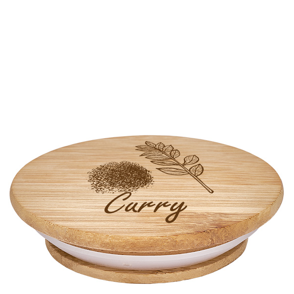 Tappo in legno "Curry" per WECK RR60
