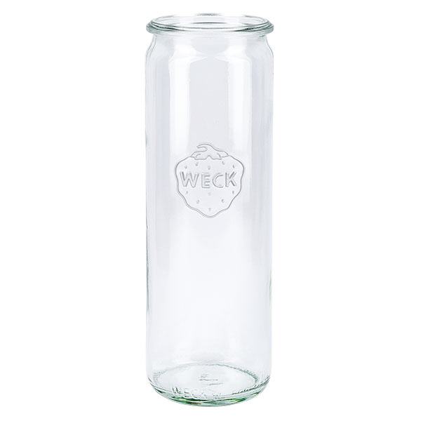 Vaso cilindrico da 600 ml WECK RR60 Vaso cilindrico WECK da 600 ml RR60 con coperchio trasparente per la conservazione e lo stoccaggio Vaso di stoccaggio