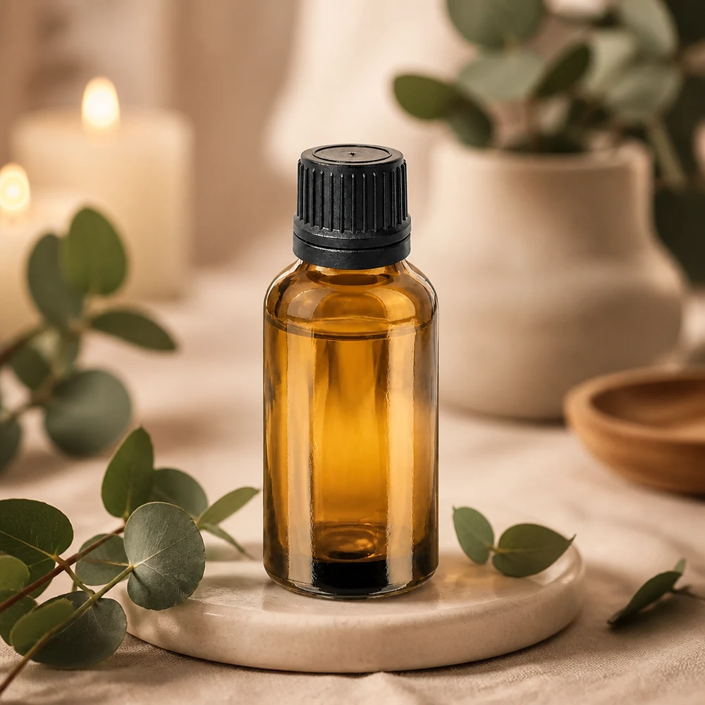 Flacone contagocce da 30 ml 1mm nero OV BrownLine UT18/30 Flacone dosatore compatto da 30 ml con tappo nero, ideale per i viaggi e gli spostamenti
