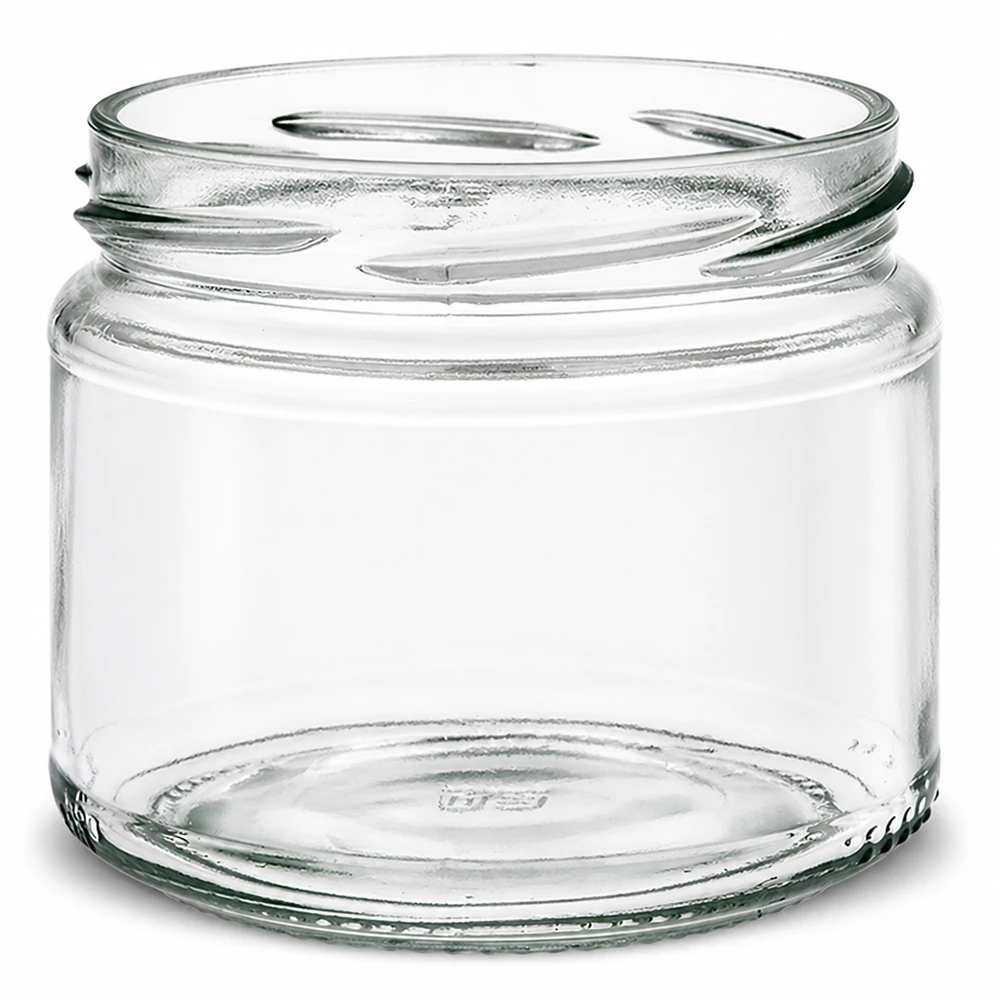 UNiTWIST Runda330 - Barattolo rotondo capacità 330ml TO82 UNiTWIST Runda330 vaso rotondo 330ml TO82 vaso da conserva vuoto trasparente vaso da conserva senza coperchio