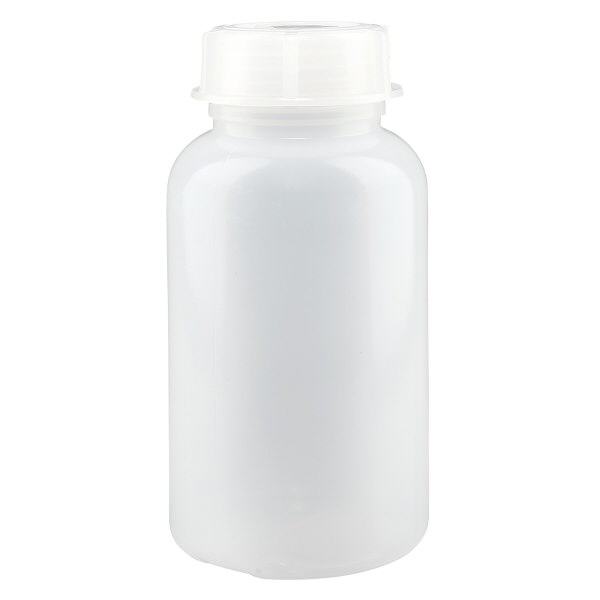 Bottiglia da laboratorio da 500ml a collo largo con tappo a vite Bottiglia da laboratorio da 500ml a collo largo con tappo a vite