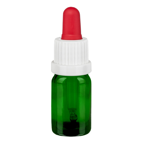 Flacone per pipette da 5 ml bianco/rosso OV GreenLine UT18/5 Flacone per pipette da 5 ml bianco/rosso OV GreenLine UT18/5
