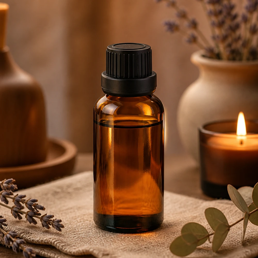 Flacone contagocce da 20 ml 2 mm nero OV BrownLine UT18/20 Flacone contagocce professionale da 20 ml con filettatura UT18/20 a prova di perdite per applicazioni terapeutiche