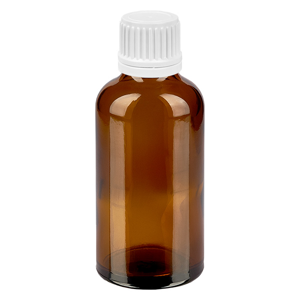 Bottiglia da 50ml 11mm SV bianco OV BrownLine UT18/50
