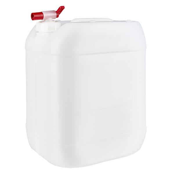 Tanica da 20 litri con rubinetto di scarico Tanica da 20 litri con rubinetto di scarico