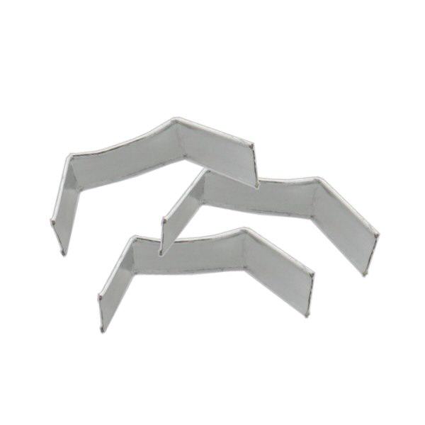 100 confezioni di U-clip a nastro 33 mm argento 100 confezioni di U-clip a nastro 33 mm argento