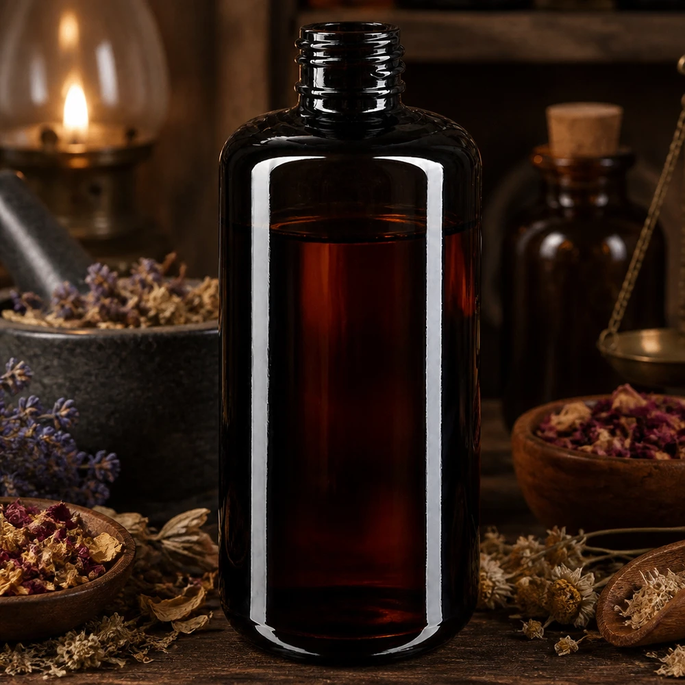 Flacone cosmetico compatto Draco da 200 ml, ideale per i viaggi e per l'utilizzo in mobilità dei prodotti per la cura del corpo.